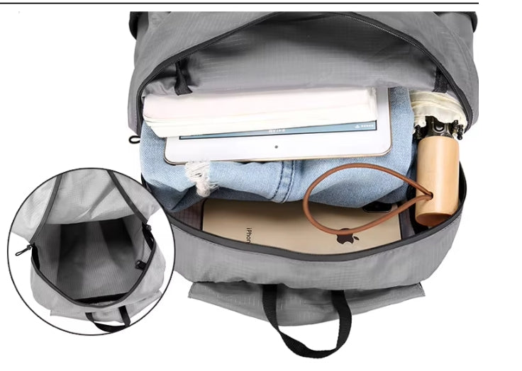 2025 New Outdoor Ultra-Light Travel Backpack Portable Folding Design Waterproof Skin Storage for Hiking Leisure Climbing Bag