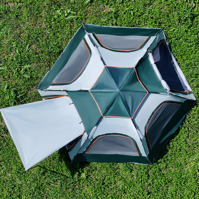 All-Season Camping Tent Premium Waterproof UV-Resistant Spacious Family Outdoor Shelter